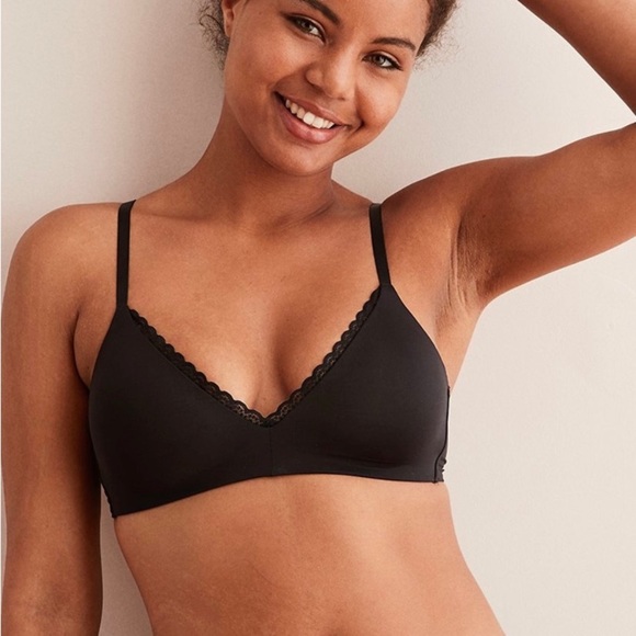 Aerie Beige Real Happy Wireless Bra - Picture 1 of 4
